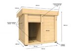 Hundehütte Ridgeback 115 x106 cm – Bild 2