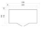 Werkzeughaus EKO-LINE H310 130x235 cm, 19 mm stark – Bild 6
