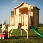 Holzhaus für Kinder M550A 171x130x212cm – Bild 3