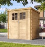 EKO-LINE Werkzeughaus H309 F mit Kassettentür 180x130 cm Stärke 19 mm – Bild 4