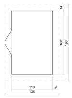 EKO-LINE H367 Werkzeughaus 180x130 cm, 19 mm stark – Bild 5