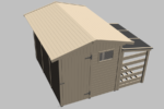 Herold 22120 Gartenmulde mit Rückwand und Bodenrost 220x120 cm, Stärke 19 mm – Bild 5