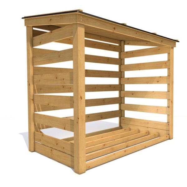 Herold 22120 Gartenmulde mit Rückwand und Bodenrost 220x120 cm