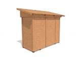 Gartenhaus HEROLD P2711b 2,4 m2 274x112 cm Dicke 19 mm – Bild 3