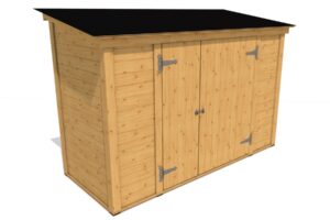 Gerätehaus (Clog) H2 (274 x 115 cm) 19mm dick (274x115 cm) 19mm dick