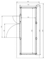 9 m2 327x115 cm Dicke 19 mm