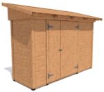 Gartenhaus HEROLD P3311a 2,9 m2 327x115 cm Dicke 19 mm – Bild 3