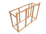 Gartenhaus HEROLD P3311a 2,9 m2 327x115 cm Dicke 19 mm – Bild 6