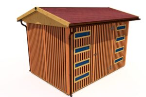 Gartenhaus HEROLD A3322 - mit 3D-Wänden - 6