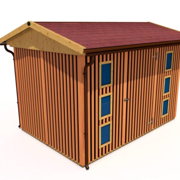 Gartenhaus HEROLD A3322 - mit 3D-Wänden - 6