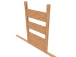 Gartenhaus HEROLD A3322 Plus mit Terrasse (6,3 + 3,1 m2) 327x327 cm Dicke 19 mm – Bild 5