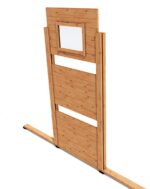 Gartenpavillon Herold A3355 B mit Terrassenboden (6,3 + 9,6 m2) 327x539 cm, 19 mm stark – Bild 5