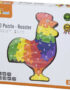 3D-Puzzle Lernhahn mit Buchstaben mit Alphabet 3D-Puzzle Lernhahn mit Buchstaben mit Alphabet