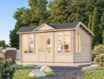 GARTENHAUS Claudia Pent 11,5 m2 (420x320cm) Dicke 34mm – Bild 4
