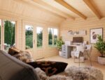 GARTENHAUS Claudia Pent 11,5 m2 (420x320cm) Dicke 34mm – Bild 5