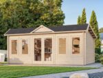 GARTENHAUS Claudia Pent 19,4 m2 (550x400cm) Dicke 44mm – Bild 5