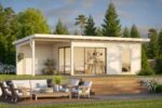Gartenhaus Andrea 17,1 + 7,9 m2 mit Schiebetüren 895 x 300 cm dick 44 mm – Bild 8
