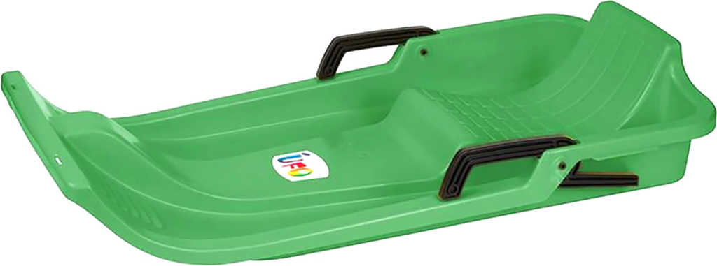 ACRA Kinderbob UFO mit 2 Bremsen Kunststoff Grün ACRA Kinderbob UFO mit 2 Bremsen Kunststoff Grün