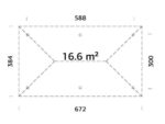 6 m2 Gartenlaube Bianca 16