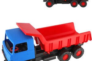 T815 Kipper LKW mit Sandkasten 73cm rot/blau T815 Kipper LKW mit Sandkasten 73cm rot/blau