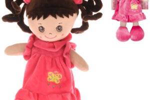 Baby-Puppe Agnes brünett Stoff Stoffpuppe singen sprechende Textil auf Batterie CZ Sound Baby-Puppe Agnes brünett Stoff Stoffpuppe singen sprechende Textil auf Batterie CZ Sound