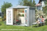 Biohort Gartenhaus EUROPA 3, silbermetallic . – Bild 4