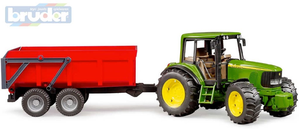 bruder-02057-2057-set-traktor-john-deere-6920-sklapeci-valnik-cerveny BRUDER 02057 (2057) Set Traktor John Deere 6920 + Kippwalze rot BRUDER 02057 (2057) Set Traktor John Deere 6920 + Kippwalze rot