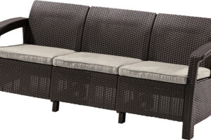 CORFU LOVE SEAT MAX - braun .