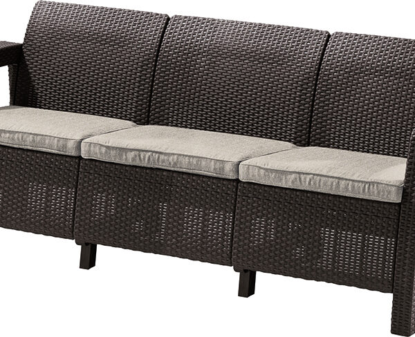 CORFU LOVE SEAT MAX - braun .