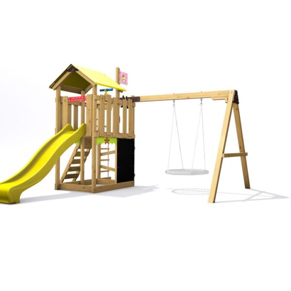 Spielplatz Monkey's Home Little Pirate DOOK mit gelber Rutsche Spielplatz Monkey's Home Little Pirate DOOK mit gelber Rutsche
