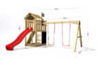 Spielplatz Monkey's Home Kleiner Pirat RED mit roter Rutsche Spielplatz Monkey's Home Kleiner Pirat RED mit roter Rutsche – Bild 6