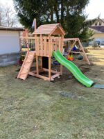 Spielplatz Monkey's Home Kleiner Pirat RED mit roter Rutsche Spielplatz Monkey's Home Kleiner Pirat RED mit roter Rutsche – Bild 11