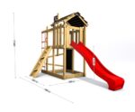 Spielplatz Monkey's Home Kleiner Pirat ZET mit roter Rutsche Spielplatz Monkey's Home Kleiner Pirat ZET mit roter Rutsche – Bild 6