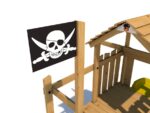 Spielplatz Monkey's Home Kleiner Pirat ZET mit gelber Rutsche Spielplatz Monkey's Home Kleiner Pirat ZET mit gelber Rutsche – Bild 7