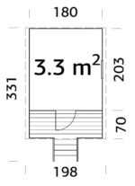 Kinderhaus HUCK (180 x 271 cm) 16mm dick – Bild 2