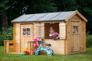 Kinderholzhaus M503 235x175x151cm