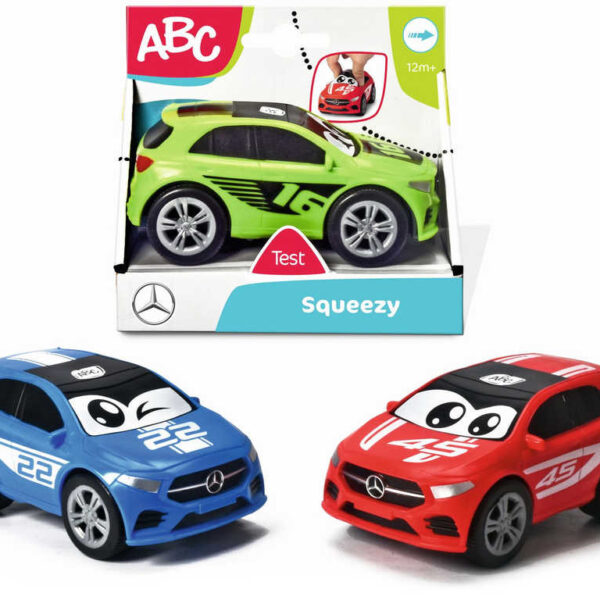 DICKIE ABC Baby Auto soft Mercedes Squeezy rückwärts mit Augen DICKIE ABC Baby Auto soft Mercedes Squeezy rückwärts mit Augen