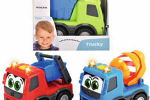 DICKIE ABC Baby Volvo Arbeitsauto 13cm mit Augen auf Batterien Light Sound 3 Typen DICKIE ABC Baby Volvo Arbeitsauto 13cm mit Augen auf Batterien Light Sound 3 Typen