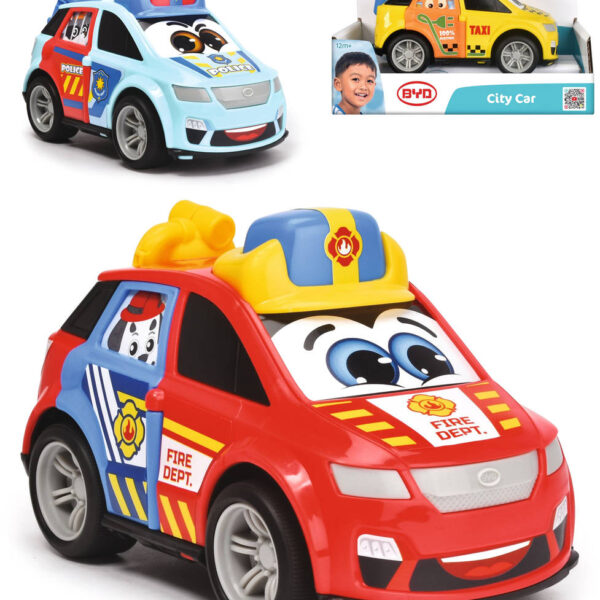 DICKIE ABC BYD Baby Stadtauto glücklich mit Augen rückwärts 3 Typen DICKIE ABC BYD Baby Stadtauto glücklich mit Augen rückwärts 3 Typen