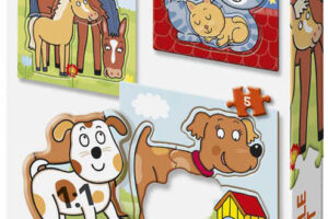DINO Baby puzzle 12 Teile Tiere 18x18cm puzzle 3in1 große Teile DINO Baby puzzle 12 Teile Tiere 18x18cm puzzle 3in1 große Teile