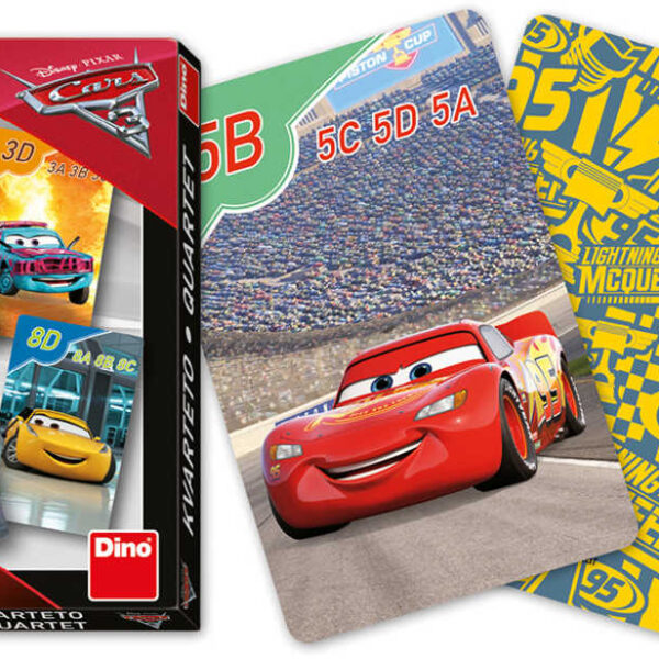 DINO Kartenspiel Quartett Cars 3 (Cars) DINO Kartenspiel Quartett Cars 3 (Cars)