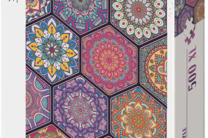 DINO Puzzle 500 Teile XL Mandalas 47x66cm puzzle DINO Puzzle 500 Teile XL Mandalas 47x66cm puzzle