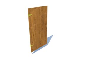 HOLZTÜREN für die Spielplätze Max und Variant E.