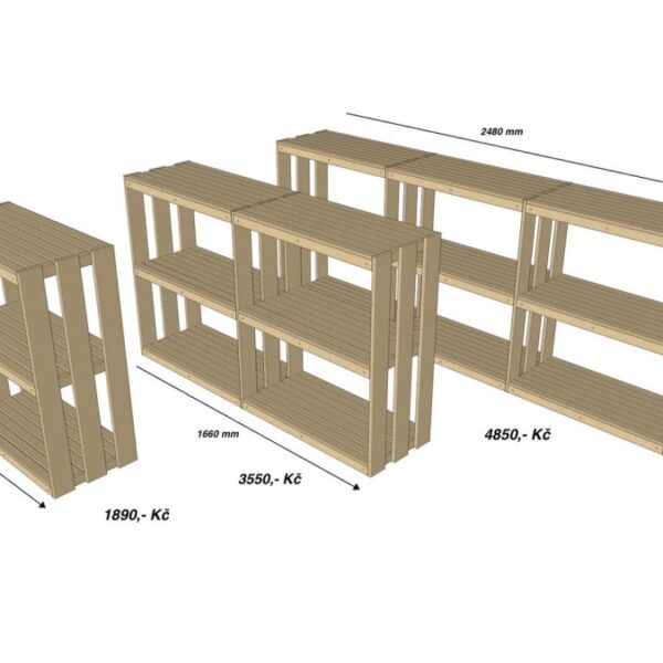 Holzregal Herold (165