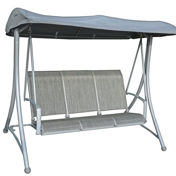 HOLLYWOOD Gartenschaukel Metall - grau .