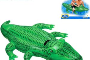 INTEX Krokodil/Alligator aufblasbar 168x86cm Kinderwasserfahrzeug mit Griff 58546 INTEX Krokodil/Alligator aufblasbar 168x86cm Kinderwasserfahrzeug mit Griff 58546