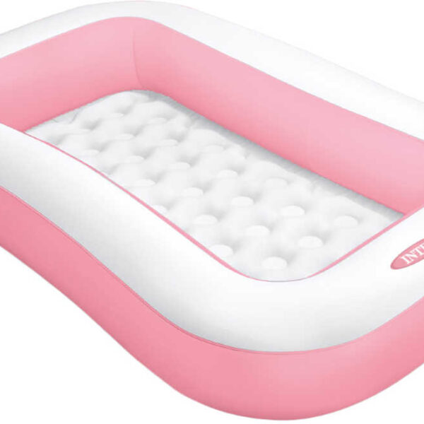 INTEX Rechteckiges aufblasbares Babybecken 166x100cm rosa 58423 INTEX Rechteckiges aufblasbares Babybecken 166x100cm rosa 58423