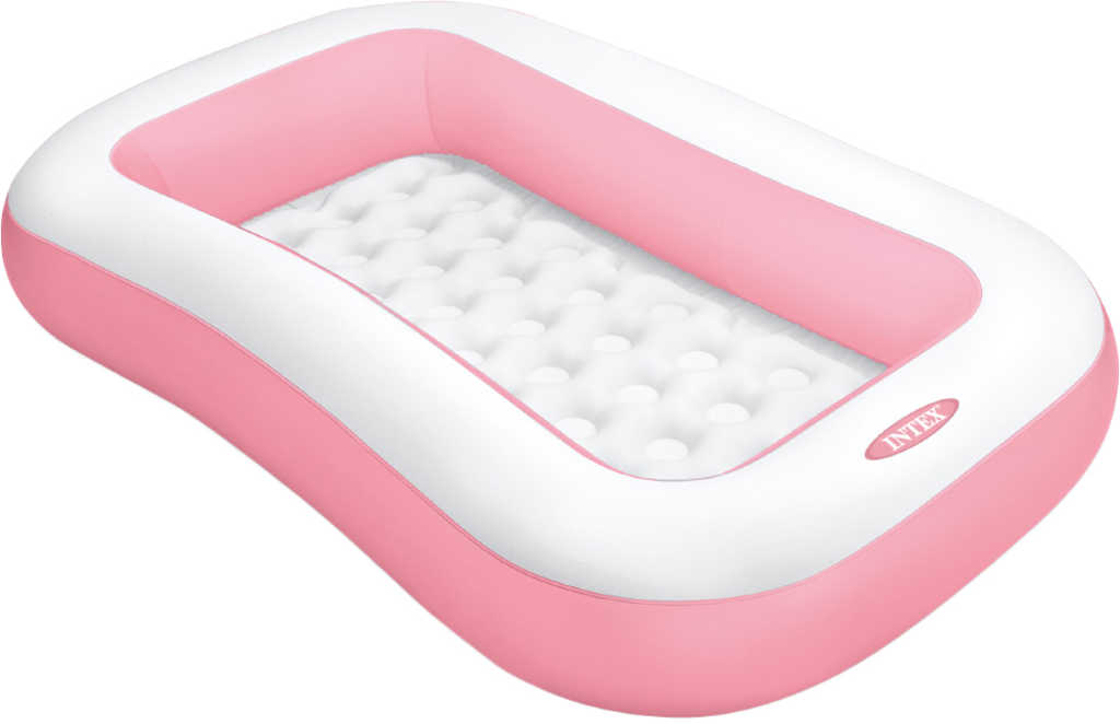 intex-bazen-baby-obdelnikovy-nafukovaci-166x100cm-ruzovy-58423 INTEX Rechteckiges aufblasbares Babybecken 166x100cm rosa 58423 INTEX Rechteckiges aufblasbares Babybecken 166x100cm rosa 58423