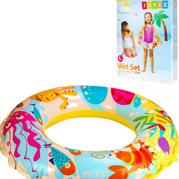 INTEX Circle aufblasbar 51cm Wasserwelt Wasserrad 56205 INTEX Circle aufblasbar 51cm Wasserwelt Wasserrad 56205