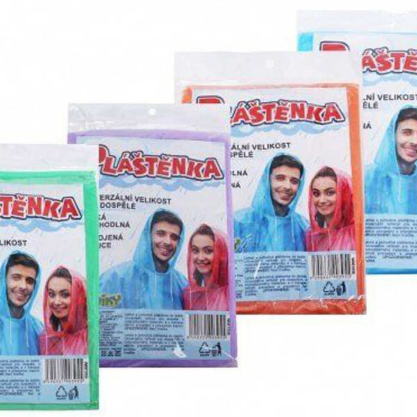 Taschen-Regenmantel für Erwachsene 140x76cm 5 Farben im Beutel Taschen-Regenmantel für Erwachsene 140x76cm 5 Farben im Beutel